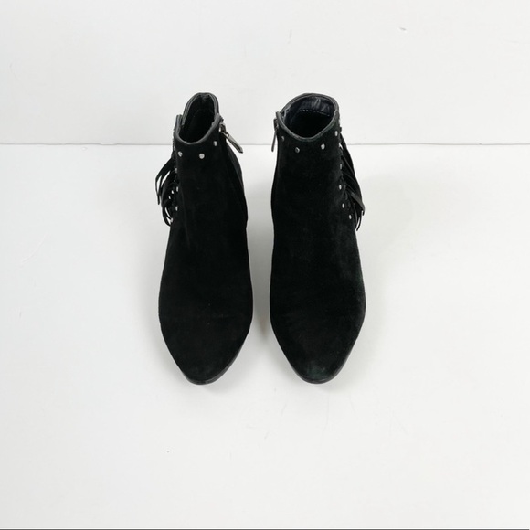 Sam Edelman Rudie Suede Fringe Boots size 6 1/2 - Picture 1 of 7